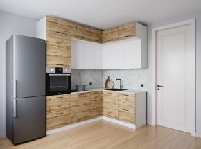 Кухонный гарнитур угловой Лада 2200*1700 (Стол. 26мм) в Приобье - priobie.mebel24.online | фото 1