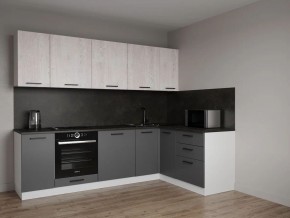 Кухонный гарнитур угловой Санторини 2600*1600 (Стол. 38мм) в Приобье - priobie.mebel24.online | фото 1