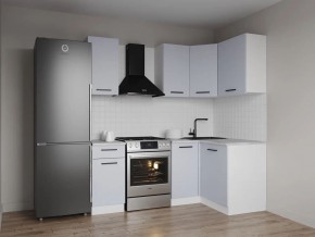 Кухонный гарнитур угловой Смоки 2000*1200 (Стол. 26мм) в Приобье - priobie.mebel24.online | фото