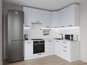 Кухонный гарнитур угловой Смоки 2200*1600 h950 (Стол. 26мм) в Приобье - priobie.mebel24.online | фото 1