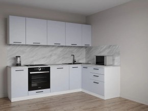 Кухонный гарнитур угловой Смоки 2600*1600 (Стол. 38 мм) в Приобье - priobie.mebel24.online | фото 1