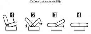 ЛАУРА ЛЮКС Диван Лаура Люкс БД+2подушки в Приобье - priobie.mebel24.online | фото 7
