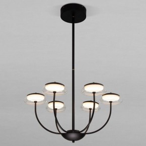 Люстра на штанге Eurosvet Fungo 50388 LED черный в Приобье - priobie.mebel24.online | фото