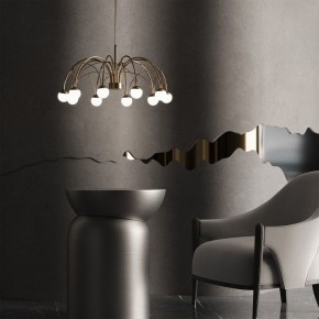Люстра на штанге Eurosvet Ragno 90030/10 LED золото в Приобье - priobie.mebel24.online | фото 6