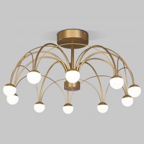 Люстра на штанге Eurosvet Ragno 90031/10 LED золото в Приобье - priobie.mebel24.online | фото