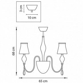 Люстра на штанге Lightstar Escica 806050 в Приобье - priobie.mebel24.online | фото 6