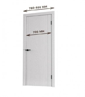 Межкомнатная дверь Bolivar Каньон браун (комплект) 700 в Приобье - priobie.mebel24.online | фото