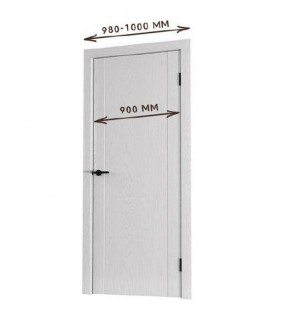 Межкомнатная дверь Bolivar Каньон браун (комплект) 900 в Приобье - priobie.mebel24.online | фото