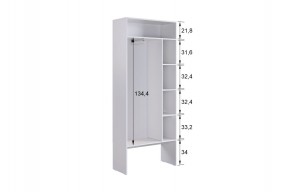 МЕРСИ Прихожая (модульная) графит в Приобье - priobie.mebel24.online | фото 5