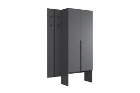 МЕРСИ Прихожая (модульная) графит в Приобье - priobie.mebel24.online | фото 6