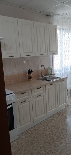 Модульная кухня Луксор клен бирюза в Приобье - priobie.mebel24.online | фото 3