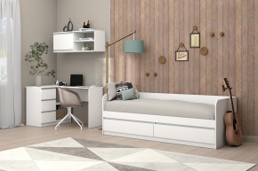 Модульная система Хилтон (Белый текстурный) в Приобье - priobie.mebel24.online | фото 5