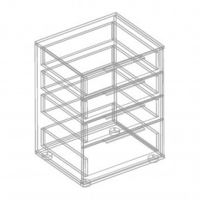 МОНИКА Комод с 4 ящиками в Приобье - priobie.mebel24.online | фото 3