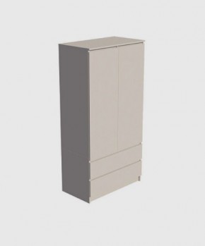 МОРИ МШ 900.1 Шкаф с 2-мя дв. и 2-мя ящ. (Сатин) в Приобье - priobie.mebel24.online | фото 2