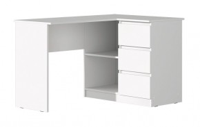 МС "Хилтон" Стол угловой (Белый текстурный) в Приобье - priobie.mebel24.online | фото