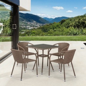 Набор уличный T282BNT/Y137C-W56 Light Brown 4Pcs в Приобье - priobie.mebel24.online | фото 2