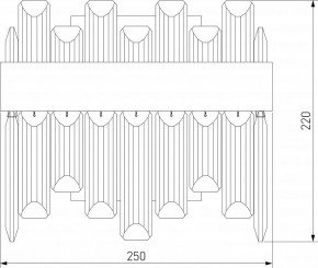 Накладной светильник Bogate-s Sparkle 418/1 в Приобье - priobie.mebel24.online | фото 4