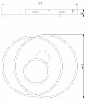 Накладной светильник Eurosvet Caroline 90256/1 белый в Приобье - priobie.mebel24.online | фото 6
