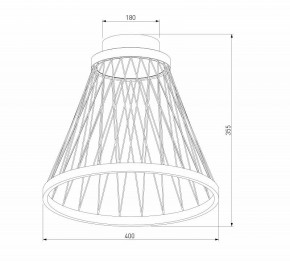 Накладной светильник Eurosvet Cesta 40018/1 LED коричневый в Приобье - priobie.mebel24.online | фото 4