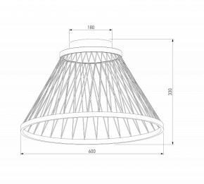 Накладной светильник Eurosvet Cesta 40019/1 LED коричневый в Приобье - priobie.mebel24.online | фото 4
