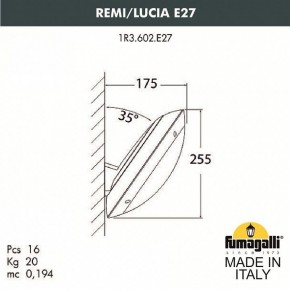 Накладной светильник Fumagalli Lucia 1R3.602.000.LYE27 в Приобье - priobie.mebel24.online | фото 2