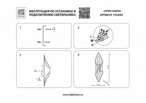 Накладной светильник Lightstar Varese 731653 в Приобье - priobie.mebel24.online | фото 3