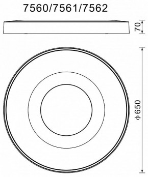 Накладной светильник Mantra Coin 7561 в Приобье - priobie.mebel24.online | фото 3