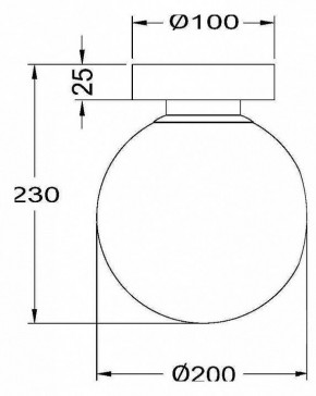 Накладной светильник Maytoni Basic form MOD321WL-01B1 в Приобье - priobie.mebel24.online | фото 2