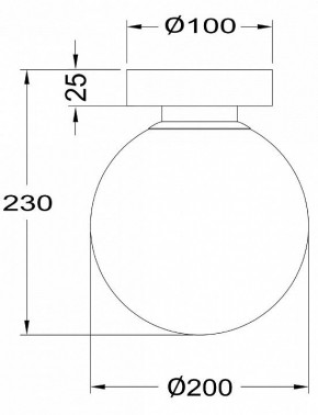 Накладной светильник Maytoni Basic form MOD321WL-01G3 в Приобье - priobie.mebel24.online | фото 3