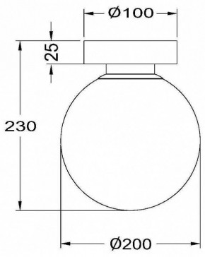 Накладной светильник Maytoni Basic form MOD321WL-01W1 в Приобье - priobie.mebel24.online | фото 3