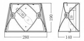 Накладной светильник Maytoni Lea ARM369-01-G в Приобье - priobie.mebel24.online | фото 3