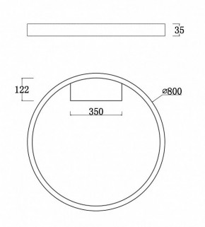 Накладной светильник Maytoni Rim MOD058CL-L50BS4K в Приобье - priobie.mebel24.online | фото 3