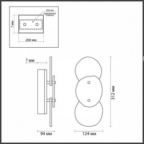 Накладной светильник Odeon Light Agate 7065/10WL в Приобье - priobie.mebel24.online | фото 5