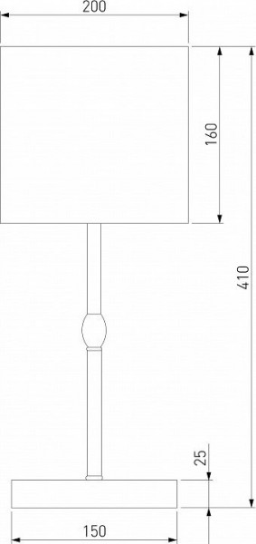 Настольная лампа декоративная Eurosvet Notturno 01162/1 латунь в Приобье - priobie.mebel24.online | фото 2