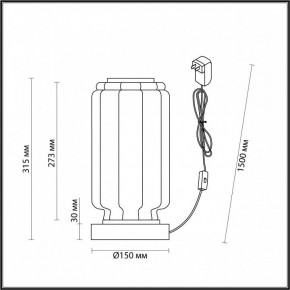 Настольная лампа декоративная Odeon Light Jam 5408/10TL в Приобье - priobie.mebel24.online | фото 4