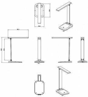 Настольная лампа офисная Arte Lamp London A5124LT-1BK в Приобье - priobie.mebel24.online | фото 2