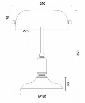 Настольная лампа офисная Maytoni Kiwi Z153-TL-01-BS в Приобье - priobie.mebel24.online | фото 2