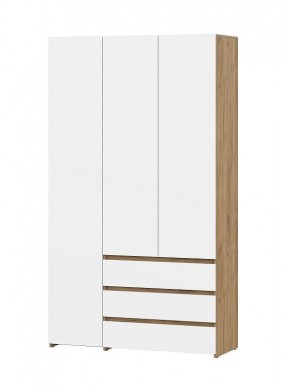 НЕКСТ 1 Спальный гарнитур (модульный) Дуб Золотой/Белый в Приобье - priobie.mebel24.online | фото 14