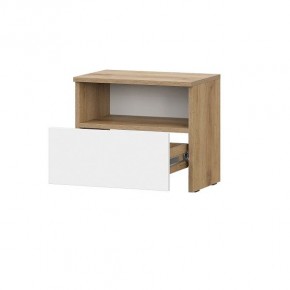 НЕКСТ 1 Спальный гарнитур (модульный) Дуб Золотой/Белый в Приобье - priobie.mebel24.online | фото 5