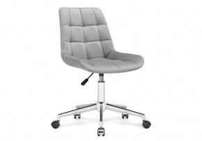 Офисное кресло Честер светло-серый / хром в Приобье - priobie.mebel24.online | фото