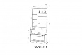 ОЛЬГА-МИЛК Прихожая (модульная) в Приобье - priobie.mebel24.online | фото 2