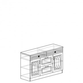 ОРЛЕАН Гостиная (модульная) серый в Приобье - priobie.mebel24.online | фото 9