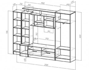 ОСКАР Гостиная (ЯШТ/ЯШС) в Приобье - priobie.mebel24.online | фото 2