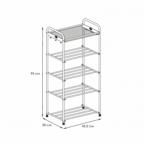 ПДОА15 М Подставка для обуви "Альфа 15" Медный антик в Приобье - priobie.mebel24.online | фото