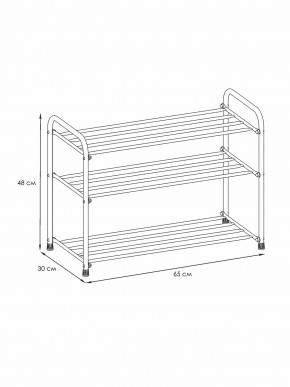 ПДОА23 М Подставка для обуви "Альфа 23" Медный антик в Приобье - priobie.mebel24.online | фото 2