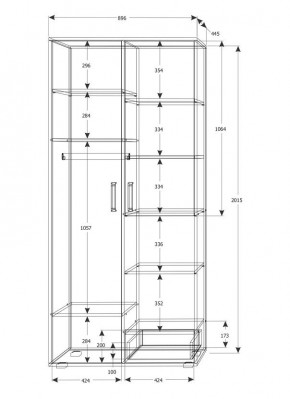 Подростковая Юпитер (модульная) в Приобье - priobie.mebel24.online | фото 25