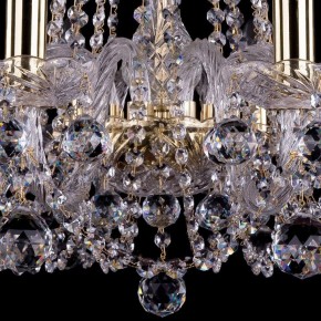 Подвесная люстра Bohemia Ivele Crystal 1402 1402/10/240/G/Balls в Приобье - priobie.mebel24.online | фото 3