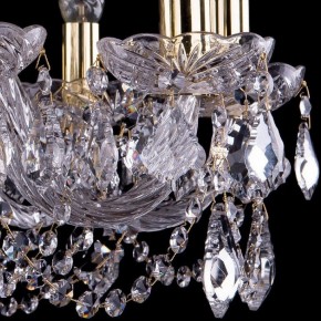 Подвесная люстра Bohemia Ivele Crystal 1402 1402/10/240/G/Leafs в Приобье - priobie.mebel24.online | фото 3