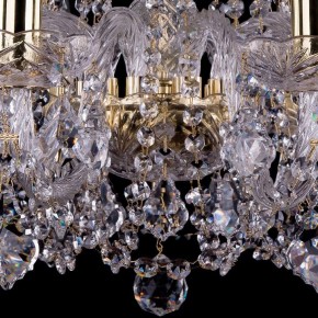 Подвесная люстра Bohemia Ivele Crystal 1402 1402/10/240/G/Leafs в Приобье - priobie.mebel24.online | фото 5