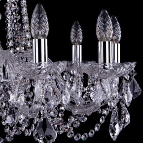 Подвесная люстра Bohemia Ivele Crystal 1402 1402/10/240/Ni/Leafs в Приобье - priobie.mebel24.online | фото 2